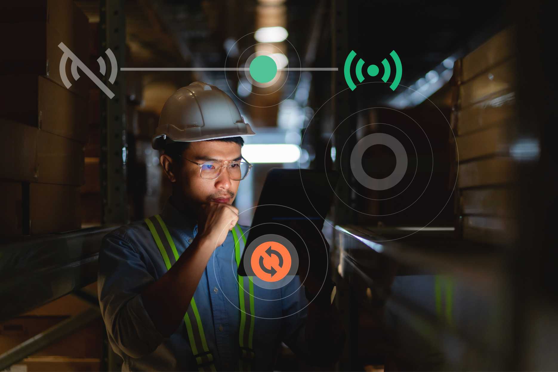 Capture photos, GPS coordinates, signatures, audio, and barcode data from a basement, rooftop, or remote location using offline-capable forms