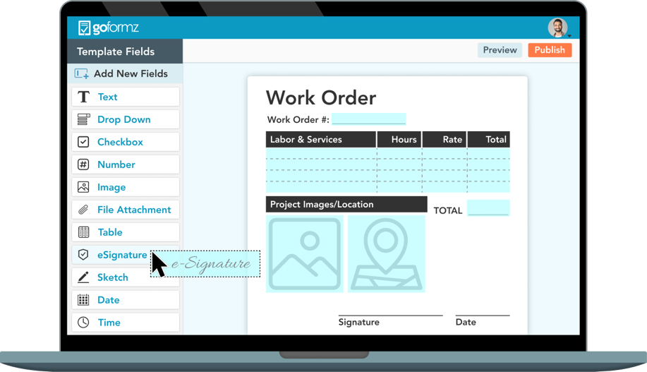 Access your forms online and through mobile apps with GoFormz.