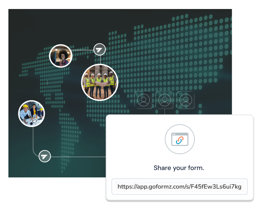 With Public Forms, subcontractors, inspectors, and customers fill out any form with GoFormz — right from their own phone