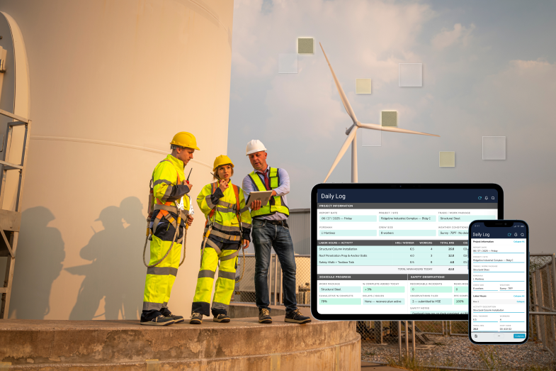 Daily reports on tablet and mobile