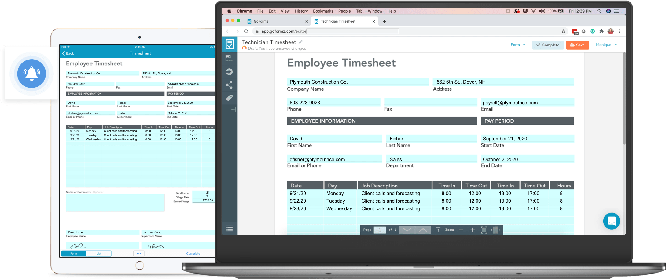  The GoFormz mobile forms and Box integration reduces administrative overhead