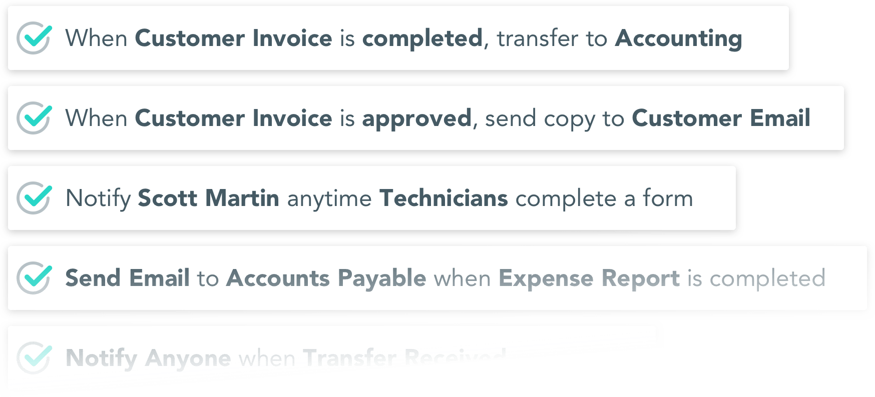 GoFormz mobile forms in use on Tablet and mobile phone