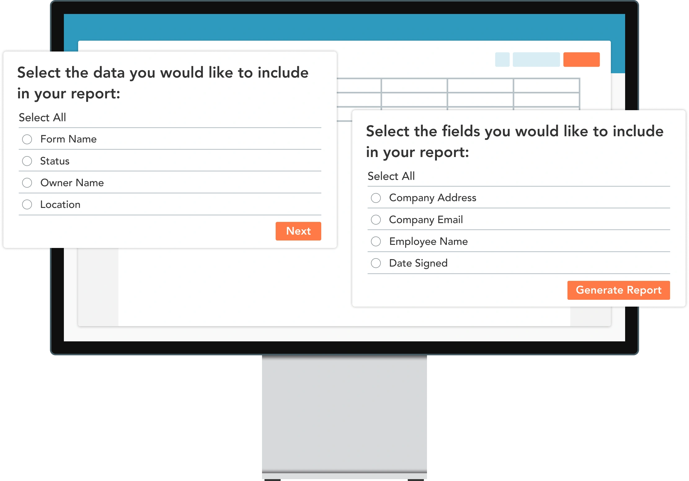 Custom reports with your most relevant form data.