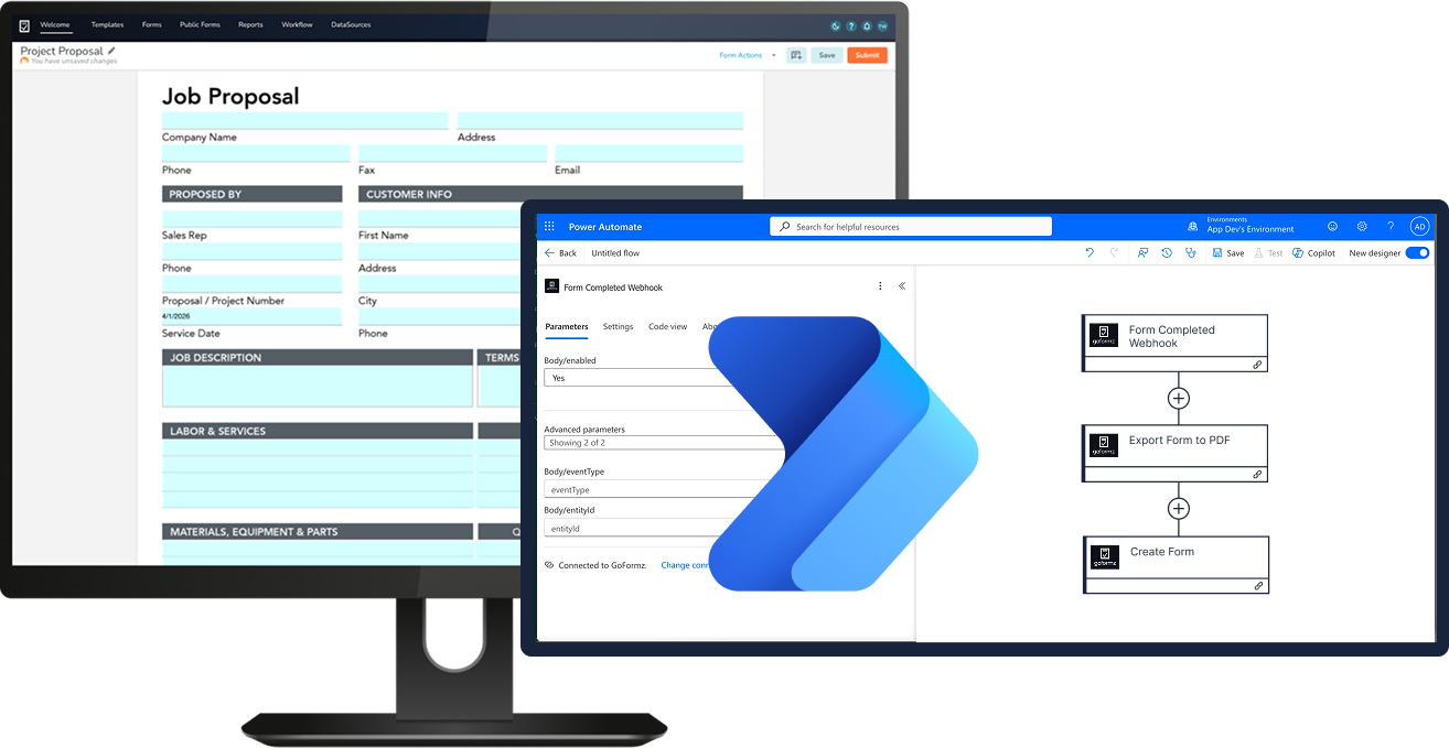 GoFormz Microsoft Power Automate integration announcement