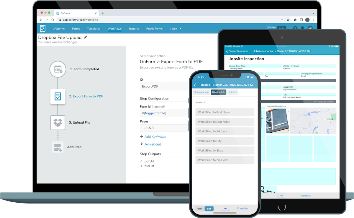 Fill out forms on any device with GoFormz mobile forms software.